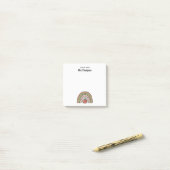 Gepersonaliseerde Aangepaste School Leraar Appel R Post-it® Notes (Op bureau)