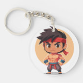 Gepersonaliseerde Aangepaste Sigma Man Body Builde Sleutelhanger (Voorkant)