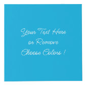 Gepersonaliseerde aangepaste tekst en uw kleuren k kubus (Voorkant)