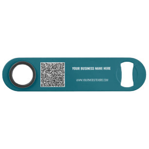 Gepersonaliseerde Aangepaste Tekst QR Code Bar Sle Speed Flessenopener