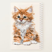 Gepersonaliseerde aangepaste tekstplanner Schattig Planner (Achterkant)