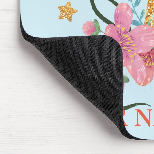 Gepersonaliseerde aangepaste uw eigen foto muismat (Hoek)