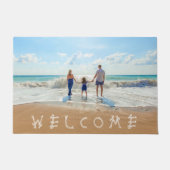 Gepersonaliseerde Aangepaste Uw Fotodeurmat met Te Deurmat (Voorkant)