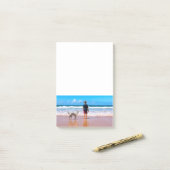 Gepersonaliseerde Aangepaste Uw Huisdier Foto Post Post-it® Notes (Op bureau)