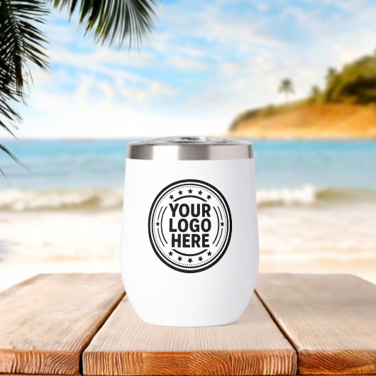 Gepersonaliseerde aangepaste wijntrommel (Strand (Gedraaid) )