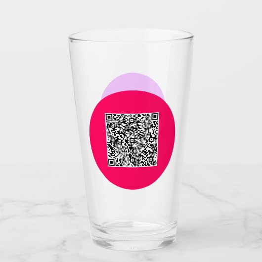 Gepersonaliseerde Aangepaste YouQR Code Glas Kies (Voorkant)