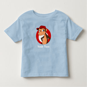 Gepersonaliseerde aapse cartoon voor peuter-t-shir kinder shirts