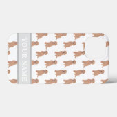 Gepersonaliseerde Abrit Red Golden Doodle Case-Mate iPhone Case (Achterkant (horizontaal))