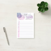 Gepersonaliseerde Abstracte vormen en lijnen om te Post-it® Notes (Kantoor)