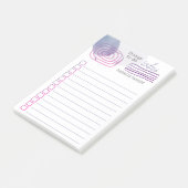 Gepersonaliseerde Abstracte vormen en lijnen om te Post-it® Notes (Schuin)