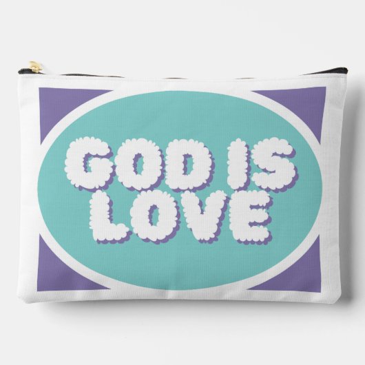 Gepersonaliseerde achterkant + "God is liefde" Fro Etui (Voorkant)