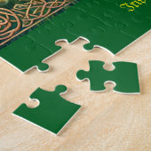 Gepersonaliseerde achternaam, Irish Cloverfield Legpuzzel (Zijkant)