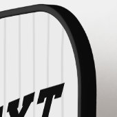 Gepersonaliseerde ADD NAAM Softball Speler Varsity Pickleball Paddle (Links Detail)