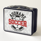 Gepersonaliseerde ADD NAAM Voetbalspeler Team Stro (Voorkant)