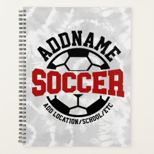 Gepersonaliseerde ADD NAAM Voetbalspeler Team Stro Planner