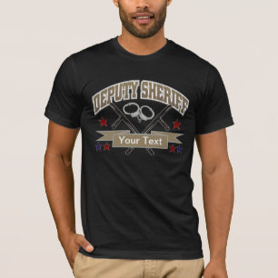 Gepersonaliseerde adjunct-sheriff t-shirt