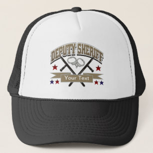 Gepersonaliseerde adjunct-sheriff trucker pet