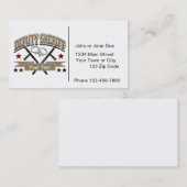 Gepersonaliseerde adjunct-sheriff visitekaartje (Voorkant / Achterkant)