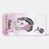 Gepersonaliseerde Afrikaanse Queen Iphone Case (Achterkant (horizontaal))