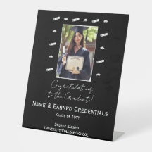 Gepersonaliseerde Afstudeerder Foto, Pet & Diploma