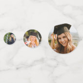 Gepersonaliseerde afstudeerfeestdecoratie Afstuder Confetti (Voorkanten)