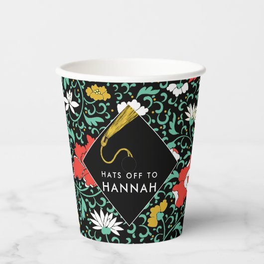 Gepersonaliseerde afstudeerpartij papieren bekers (Voorkant)