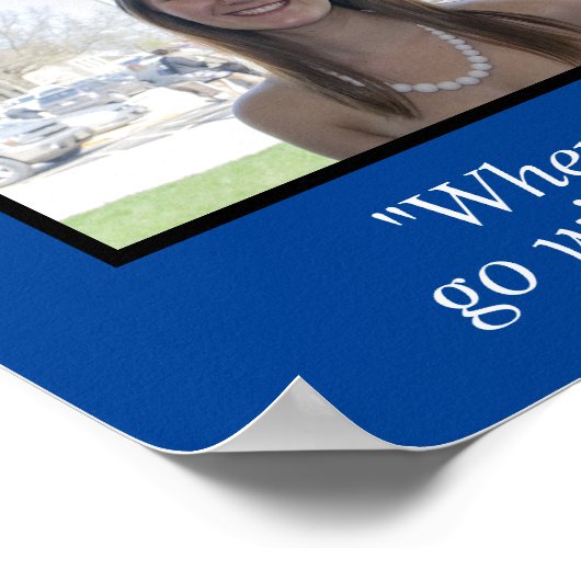 Gepersonaliseerde Afstuderen cadeaus, Afstuderen L Poster (Hoek)