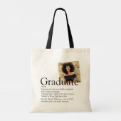 Gepersonaliseerde Afstuderen definitiefoto Tote Bag (Achterkant)