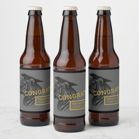 Gepersonaliseerde Afstuderen flesetiketten Bier Etiket (Flessen)