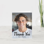Gepersonaliseerde Afstuderen foto Dank u kaart (Voorkant)