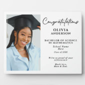 Gepersonaliseerde Afstuderen Gift Custom Bericht F Fotoplaat (Voorkant)