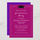 Gepersonaliseerde Afstuderen Invitation Aangepaste (Voorkant / Achterkant)