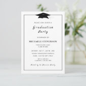 Gepersonaliseerde Afstuderen Invitation Your Colou Kaart (Staand voorkant)