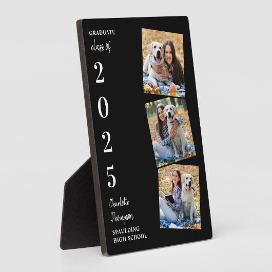 Gepersonaliseerde Afstuderen Keepomwille Foto Coll Fotoplaat (Zijkant)