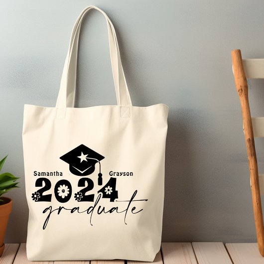 Gepersonaliseerde Afstuderen klasse van 2024 Tote Bag
