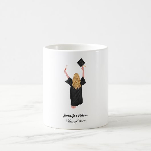Gepersonaliseerde Afstuderen Mok - Klasse van 2020 (Center)