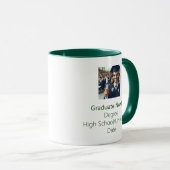 Gepersonaliseerde Afstuderen Photo Afstuderen Groe Mok (Voorkant rechts)