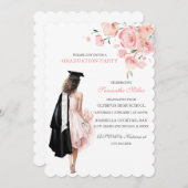 Gepersonaliseerde Afstuderen Sjabloon Kaart (Voorkant / Achterkant)