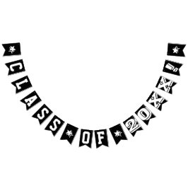 GEPERSONALISEERDE AFSTUDEREN VAN JAARLIJKS SIGN, z Vlaggetjes