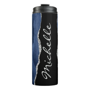 Gepersonaliseerde Agate Thermal Tumbler Thermosbeker