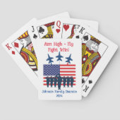 Gepersonaliseerde Air Force Speelkaarten (Achterkant)