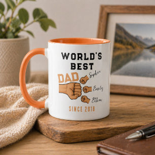 Gepersonaliseerde ALLERBESTE Pappa ter wereld Va Mok