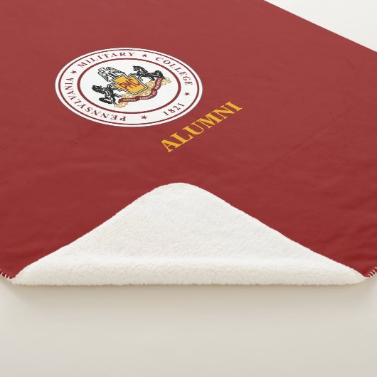 + GEPERSONALISEERDE ALUMNI Red Sherpa PMC SEAL Bla Sherpa Deken (3/4)