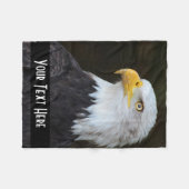 Gepersonaliseerde American Eagle Fotografie Print Fleece Deken (Voorkant (Horizontaal))