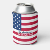 Gepersonaliseerde American Flag Koelbox Blikjeskoeler (Blikje Achterkant)