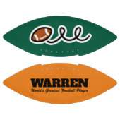 Gepersonaliseerde Amerikaanse Football bal cadeau (Panelen)