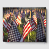 Gepersonaliseerde Amerikaanse Veteraan Afbeelding Gastenboek (Achterkant)