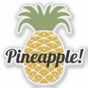GEPERSONALISEERDE ananas Sticker