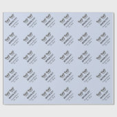 Gepersonaliseerde anatomieboodschap Hooray Hip Hoo Cadeaupapier (Vlak)