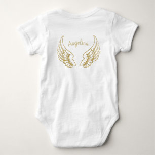 GEPERSONALISEERDE ANGEL WINGS BABY BODYSUIT